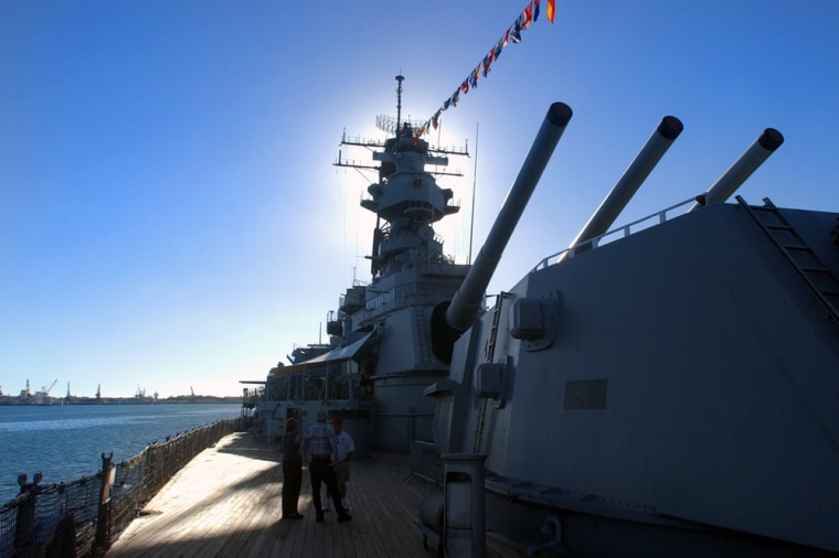 The USS Missouri, or